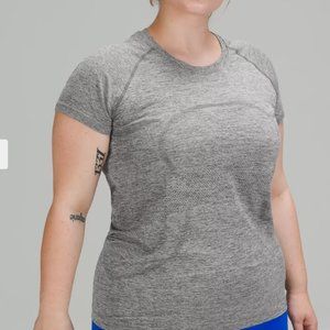 Lululemon Swiftly Tech Short Sleeve Shirt 2.0 Slate/White